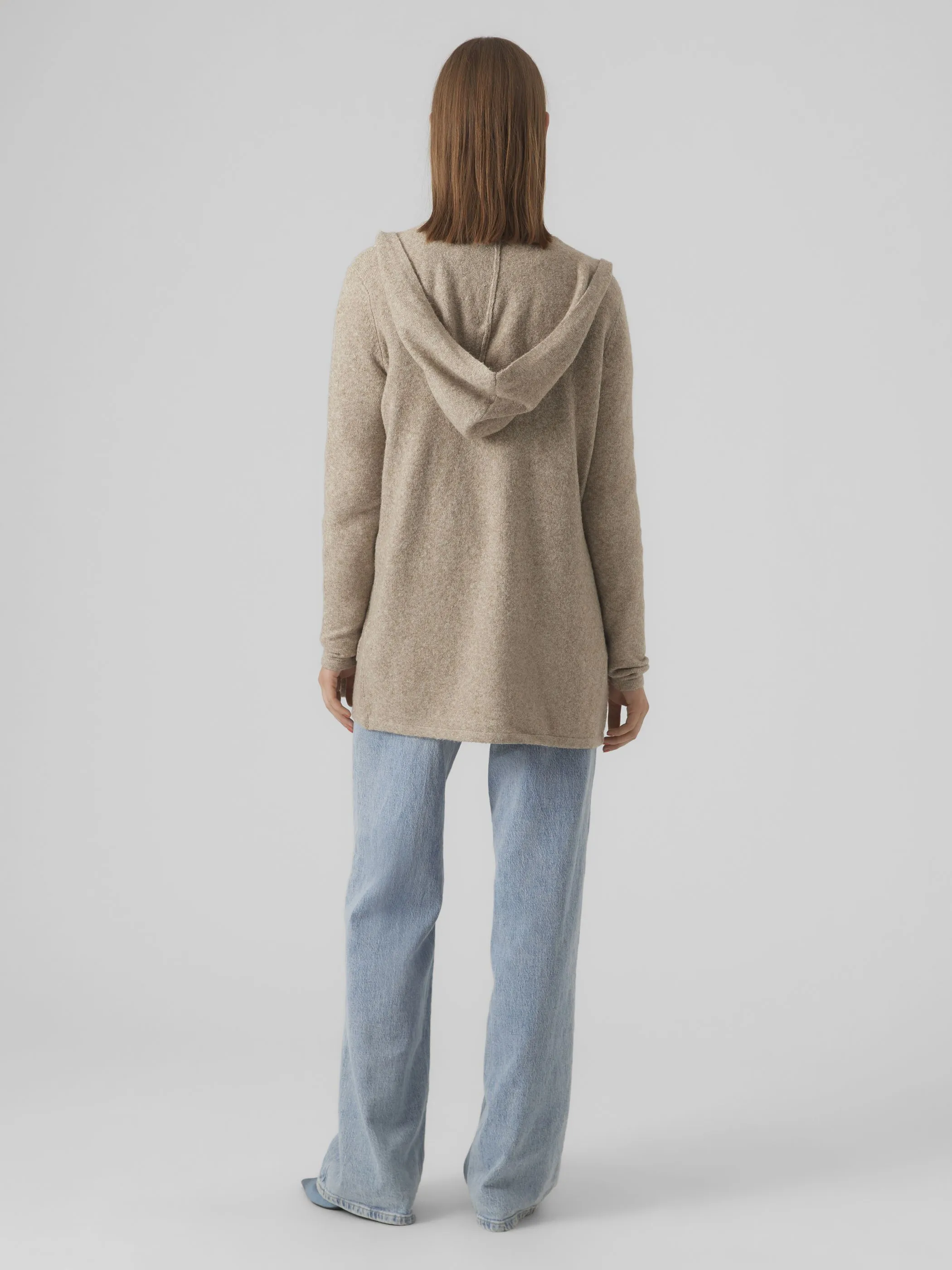 Vero Moda 10235948 VMDOFFY LS OPEN HOOD Braun 837728 253617001 2